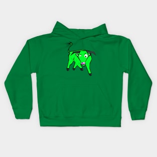 Green bull Kids Hoodie